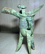 Chinese bronze libation vessel, 12th century BC. Artist: Unknown