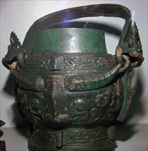 Chinese bronze wine-vessel, 11th century BC. Artist: Unknown
