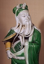 Chinese statuette of the god Kuan-ti, 17th century. Artist: Unknown