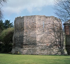 A Roman multangular tower, 3rd century. Artist: Unknown