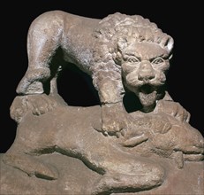 The `Romano-British Corbridge Lion, 2nd century. Artist: Unknown