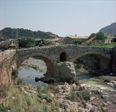 A Roman bridge in Majorca, 2nd century. Artist: Unknown