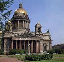 St Isaac's Cathedral in St Petersburg. Artist: Unknown