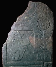 Celtic Calf of Man Crucifixion slab, 8th century. Artist: Unknown