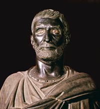 Bronze head of 'Brutus', 4th century BC. Artist: Unknown