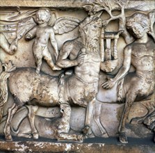 Roman depiction of a centaur in a Bacchic procession, 2nd century. Artist: Unknown