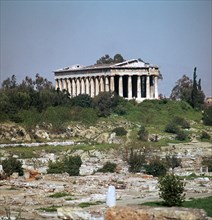 Temple of Hephaestus in the Agora in Athens. Artist: Unknown