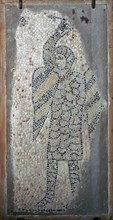 Mosaic of a crusader from the fourth Crusade, 13th century. Artist: Unknown