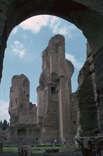 Baths of Caracalla, built by the Emperor's instruction, 3rd century. Artist: Unknown