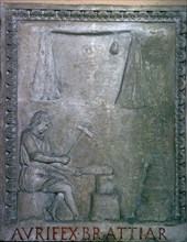 Roman smith at work, 2nd century. Artist: Unknown