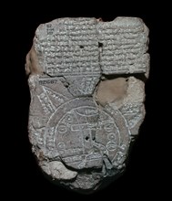 Map of the World, probably from Sippar, southern Iraq, Babylonian, c700-c500 BC. Artist: Unknown