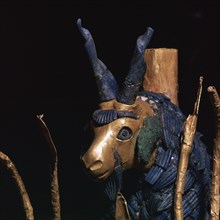 The 'Ram in a Thicket', from Ur, southern Iraq, c2600-c2400 BC. Artist: Unknown