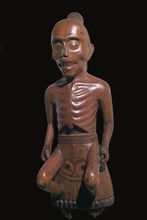 Haida tribe Native American figure of a medicine man. Artist: Unknown