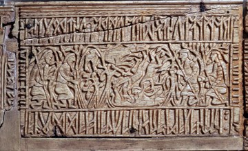 The Franks Casket, Anglo-Saxon, first half of the 8th century. Artist: Unknown