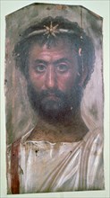 Egyptian wax portrait of a man, 2nd century. Artist: Unknown