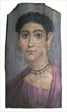 Egyptian wax portrait of a lady, 2nd century. Artist: Unknown