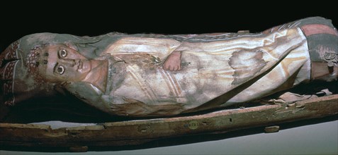 Roman period Egyptian mummy of a child, 3rd century. Artist: Unknown