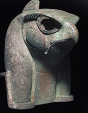 Bronze head of the Egyptian god Ra. Artist: Unknown