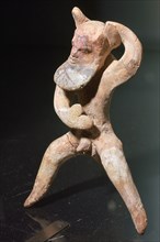 Greek terracotta of a satyr. Artist: Unknown