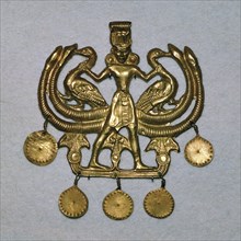 Gold pendant from the Aegina treasure, 17th century BC. Artist: Unknown