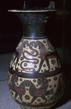 Corinthian wine jug, 6th century BC. Artist: Unknown