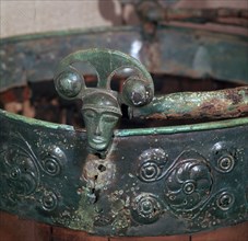 Bucket handle from a Late Iron Age cremation burial, Iron Age, c75-c25 BC. Artist: Unknown