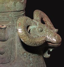 Chinese bronze ritual vessel, 12th century BC. Artist: Unknown