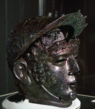 Cavalry sports helmet, Roman Britain, late 1st or early 2nd century. Artist: Unknown