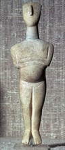 Cycladic marble figure, 25th century BC. Artist: Unknown