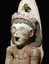 Phoenician statuette of a votary, 7th century BC. Artist: Unknown