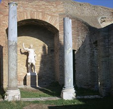 Statue of Trajan in the Schola di Traiano, 1st century. Artist: Unknown