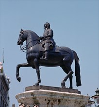 Equestrian statue of King Charles I, 17th century. Artist: Hubert le Sueur
