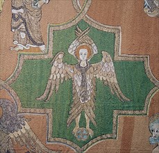 Detail of an angel from the Syon Cope, 14th century. Artist: Unknown