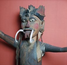 Wooden protective figure from the Nicobar islands. Artist: Unknown