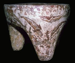 Minoan pot painted with dolphins. Artist: Unknown