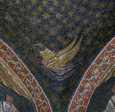 Vault mosaic from the Mausoleum of Galla Placida, 5th century. Artist: Unknown