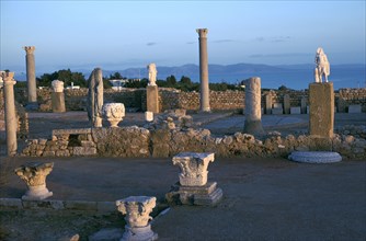 View of the bay of Tunis, 9th century BC. Artist: Unknown