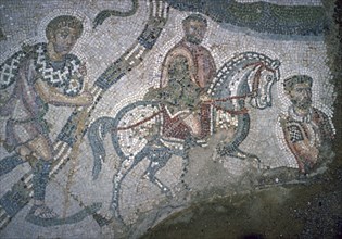 Roman mosaic from Bulla Regia, 2nd century BC. Artist: Unknown