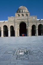 Courtyard of the Great Mosque in Kairoun, 7th century. Artist: Unknown