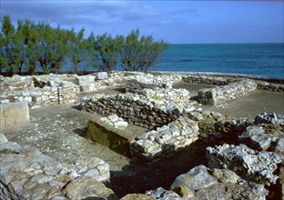 Walls of houses in the Punic town at Kerkovane, 5th century. Artist: Unknown