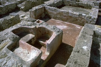 Dye vat in a Punic House, 5th century.