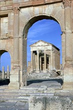 View of the Capitoline temple in Sufetula, 1st century. Artist: Unknown