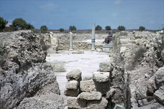 Ruins of Caesarea, 1st century. Artist: Unknown