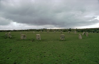 Merry Maidens stone circle.