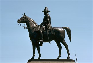 Equestrian Statue of Lord Wellington, 19th century. Artist: Unknown