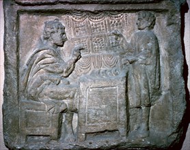 Roman relief of an Apothecary Shop. Artist: Unknown