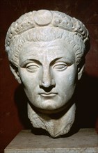 Roman marble head of Seneca, 1st century BC. Artist: Unknown