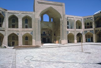 Courtyard of the Kalian Mosque, 15th century. Artist: Unknown