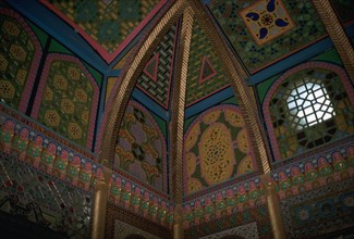 Interior decoration of the Emir's palace in Bukhara. Artist: Unknown