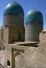 Tower of the Shah-Zindeh Mausoleums, 14th century. Artist: Unknown
